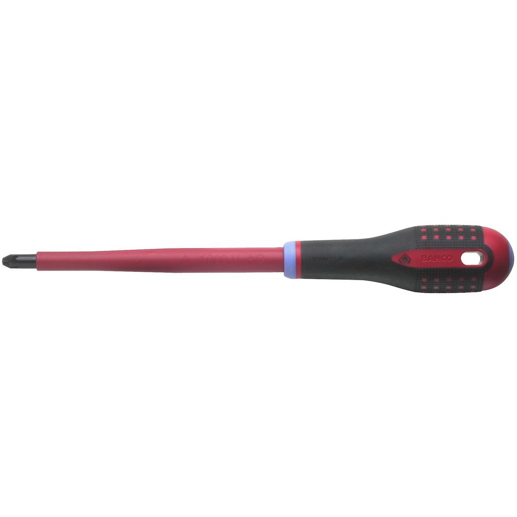 BAHCO BE-9882S - ERGO™ VDE Insulated Slotted And Pozidriv Screwdriver