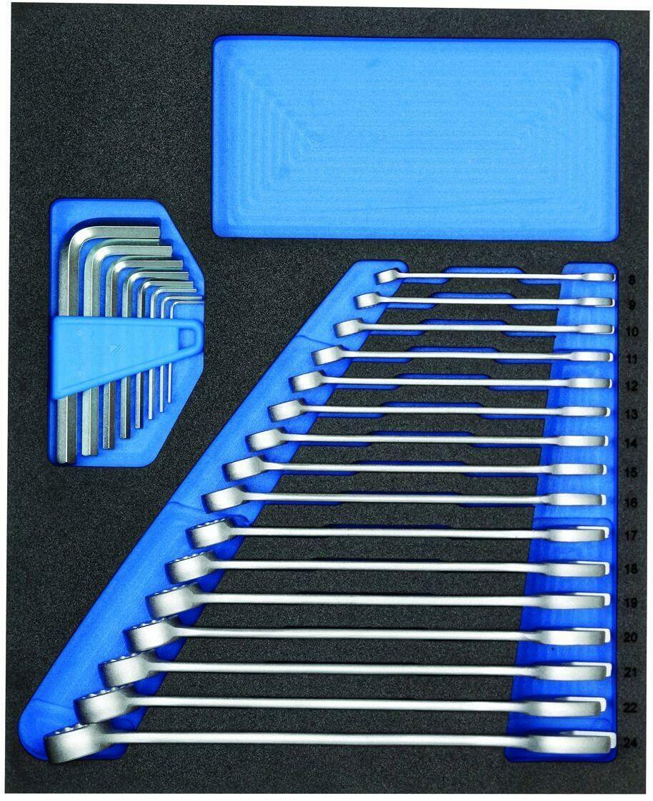 GEDORE TS CT2-7 ring spanner set in 2/4 CT module 24-piece - 2957213 ...