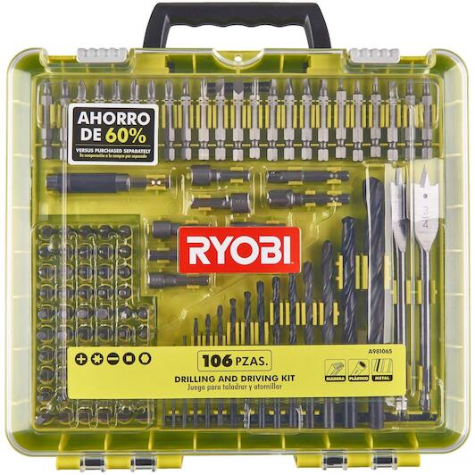 Ryobi screw bit set sale