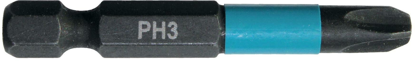 Makita Torsions-Bit PH3-50 – 2 Stück, Robuster Tatara-Stahl – Für Schraubarbeiten Mit Viel Power