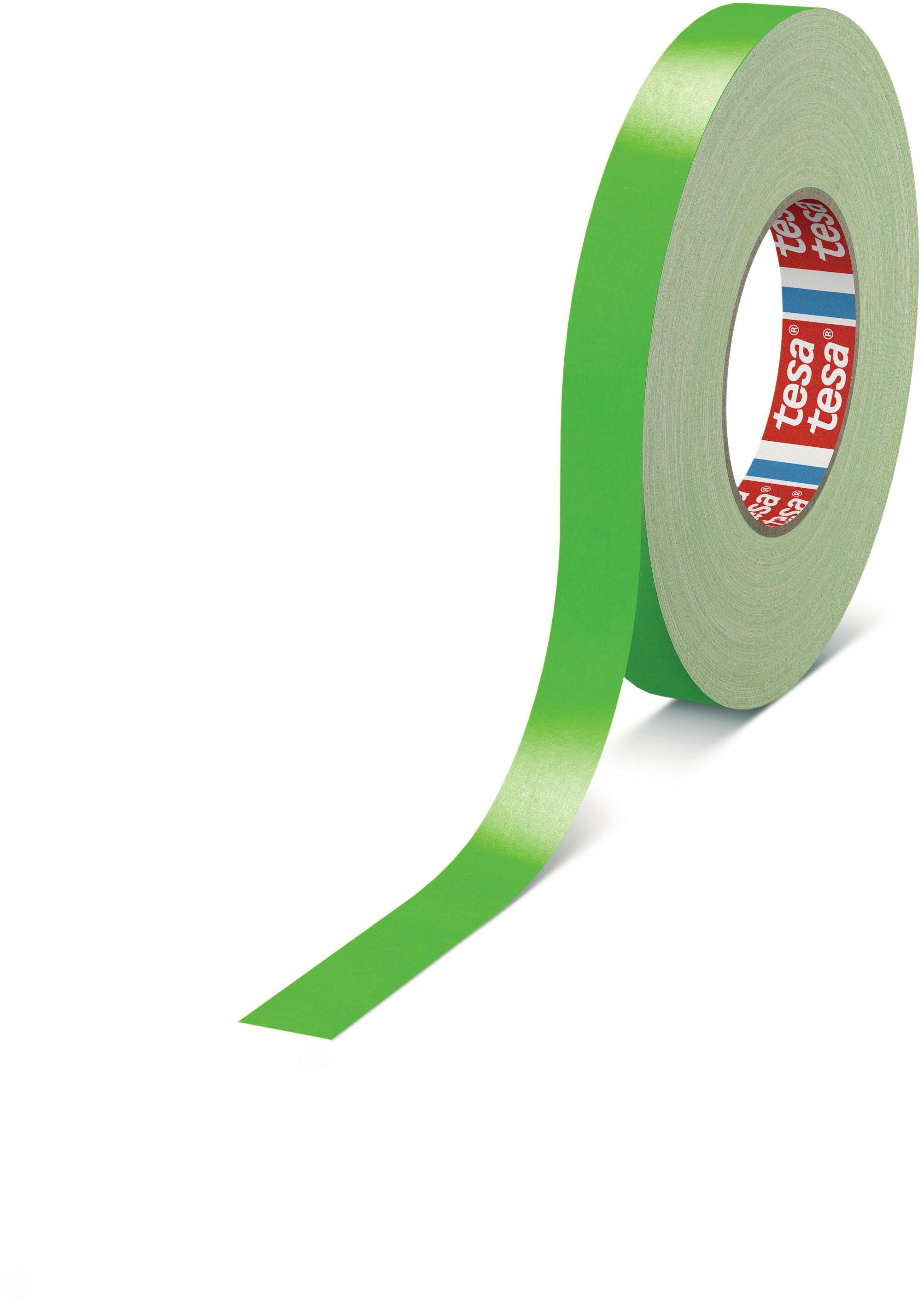 TESA 4651 premium acrylic-coated textile tape green 50mm x 50m - 04651 ...
