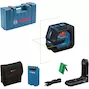 BOSCH GLL 20-22 G cordless cross line laser green in case (1x 3.0Ah battery + USB-C charging cable) - 0601065602
