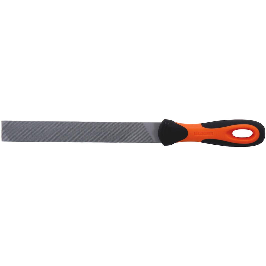 100 Inch Hand File BAHCO 1-100-10-2-2 hand block file ERGO with handle semi-sweet 250 mm ...