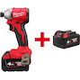 MILWAUKEE M18 BLIDRC-402C visseuse à chocs sans fil 1/4" hexagonale compacte sans balais dans une mallette de transport (2x batterie 4 Ah + chargeur) - 4933492840