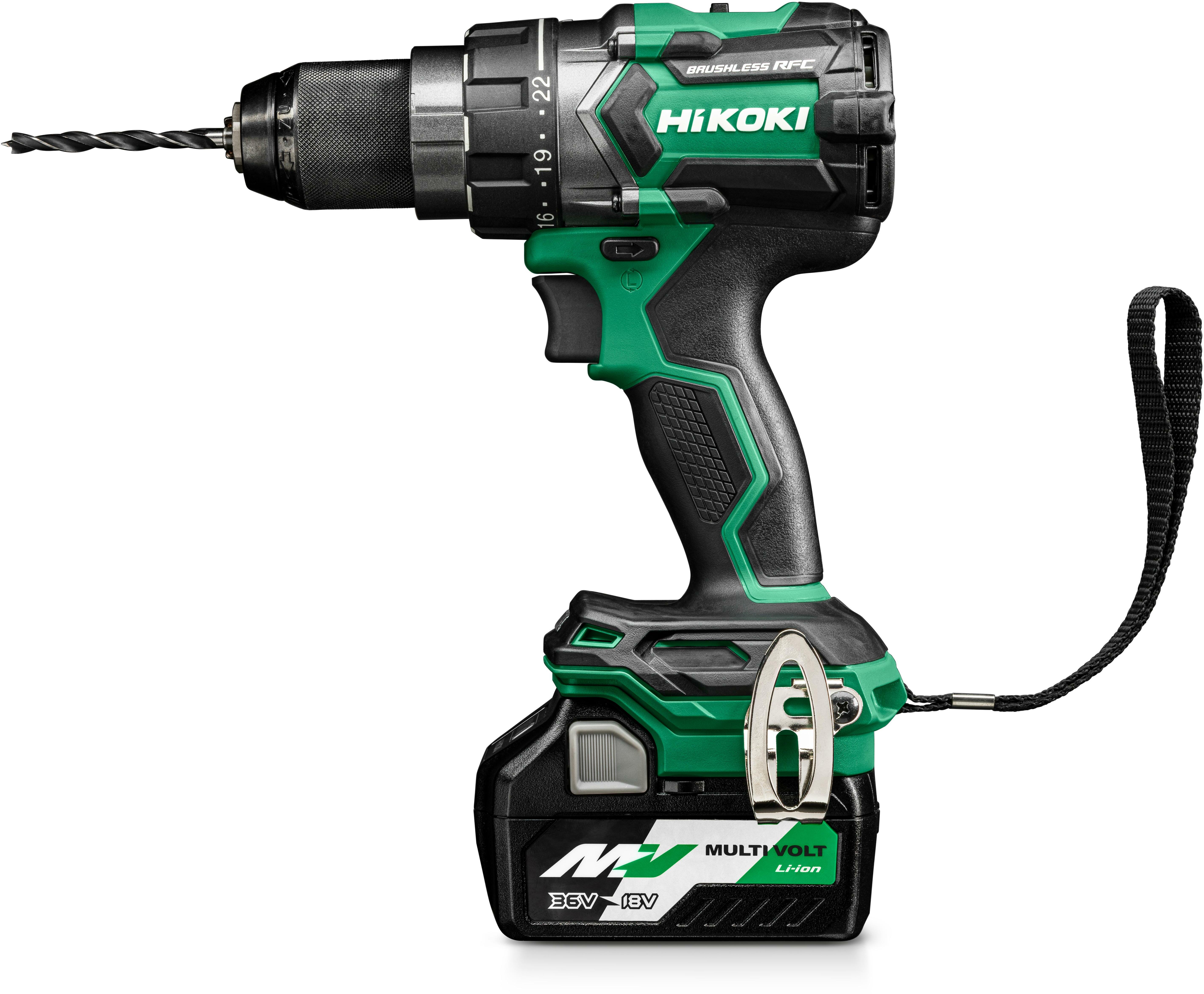 HIKOKI DS18DCWRZ 18V cordless drill/driver 140 Nm in HSC II case (2 x 2 ...