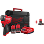 MILWAUKEE M12 FSCIWF14-252X Clé à chocs sans fil FUEL 1/4" avec bague de frottement en HD-Box (2x 2,5Ah batterie + chargeur) - 4933498974