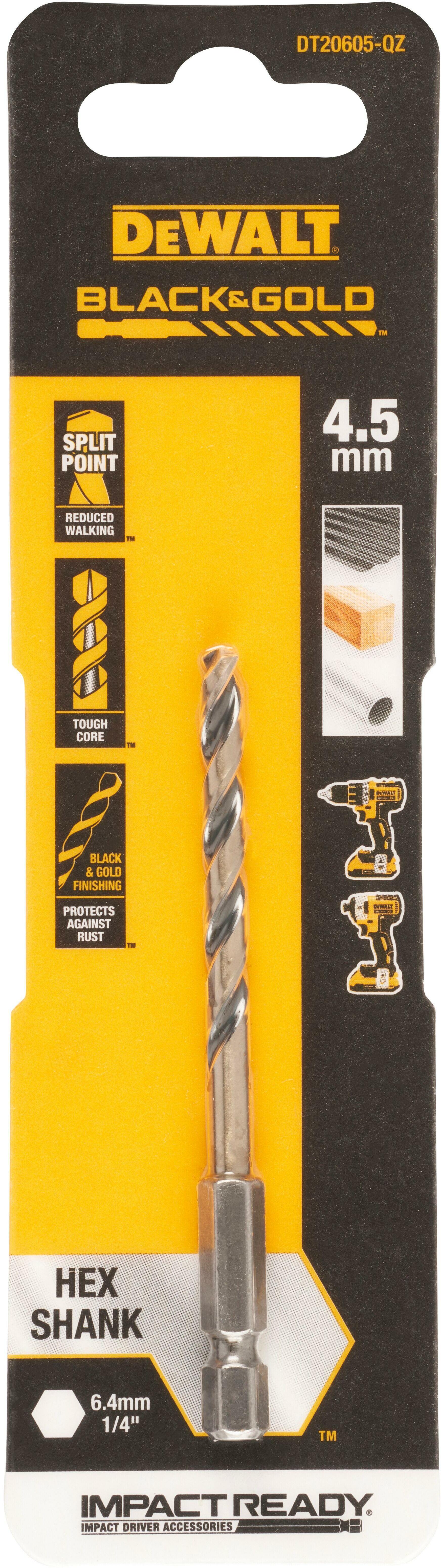 Mèche à Bois Hélicoïdale DeWalt DT4645-QZ - 22x380mm Pour Perçage Précis Et Propre - Visibilité Terrain