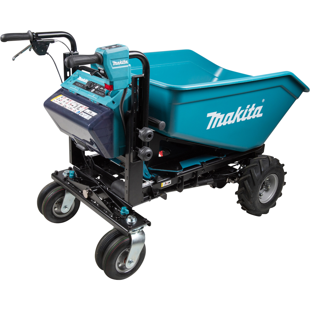 MAKITA DCU602Z 2x18V LXT cordless wheelbarrow with bucket and electro