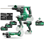 HIKOKI KC18DEWHZ 18V accu-machineset in tas (3x 5.0Ah accu en lader)