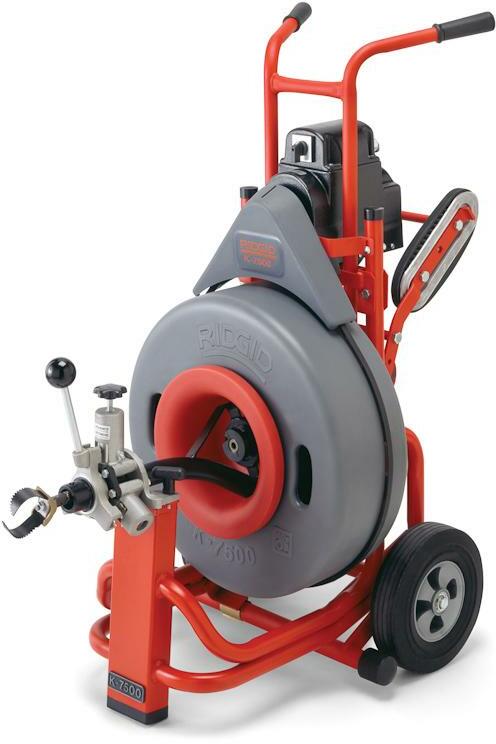 RIDGID K-7500 drum machine 230V + 3/4