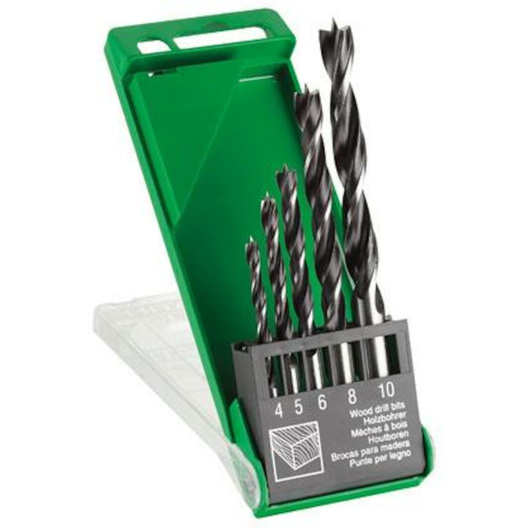 HIKOKI 781981 wood spiral drill bit set in cassette 5-piece | Klium.com