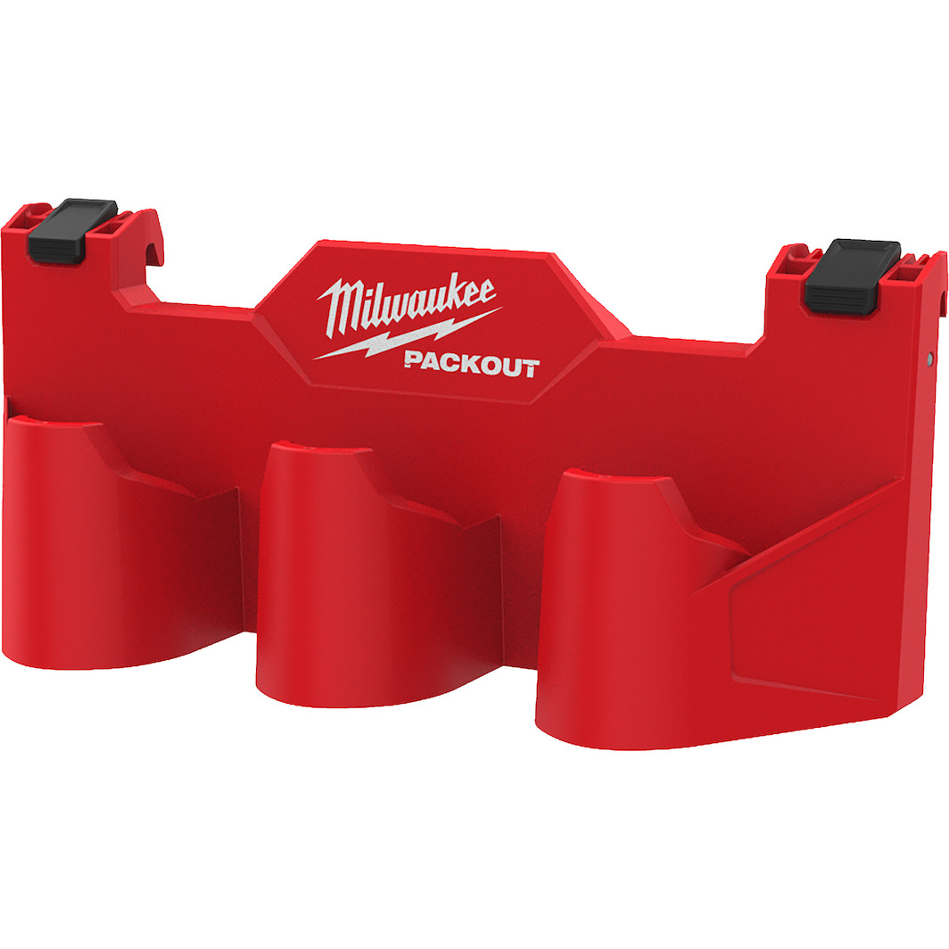 MILWAUKEE 4932498646 PACKOUT side-mounted M12 battery rack | Klium.com