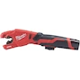 MILWAUKEE M12 PCSS-202C RAPTOR cordless pipe cutter stainless steel in case (2x 2.0Ah battery + charger) - 4933479242