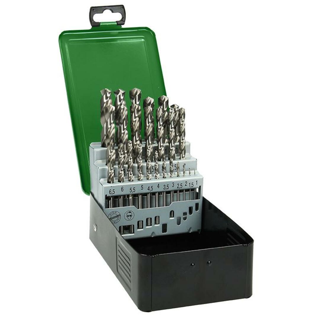 HIKOKI 780467 HSP HSS-G DIN 338 metal drill bit set in cassette 25 ...