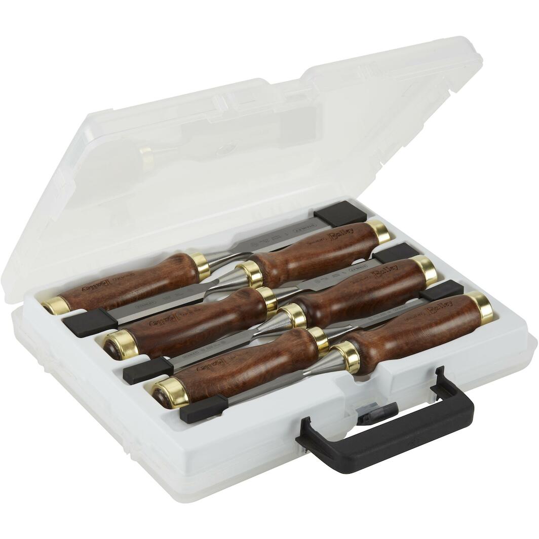 EZARC Japanese Oire Nomi Wood Chisel Set – 6 Pieces (6/10/12/16/20/25mm) Made In Japan