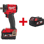 MILWAUKEE M18 FIW2P12-502X Clé à chocs compacte sans fil FUEL 1/2" avec goupille de verrouillage à ressort en HD Box (2x batterie 5.0Ah + chargeur) - 4933478447