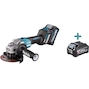 MAKITA GA023GM201 40Vmax XGT haakse accu-slijper 125mm met schuifschakelaar in MAKPAC (2x 4,0Ah accu + lader)