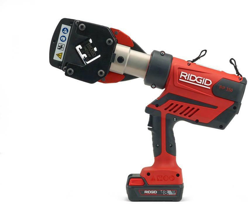 RIDGID RP 350-B Kit 18V cordless pressing tool with TH 16-20-26