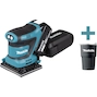 MAKITA DBO481RTJ 18V cordless orbital sander 112x102mm in MAKPAC (2x 5.0Ah battery + charger)
