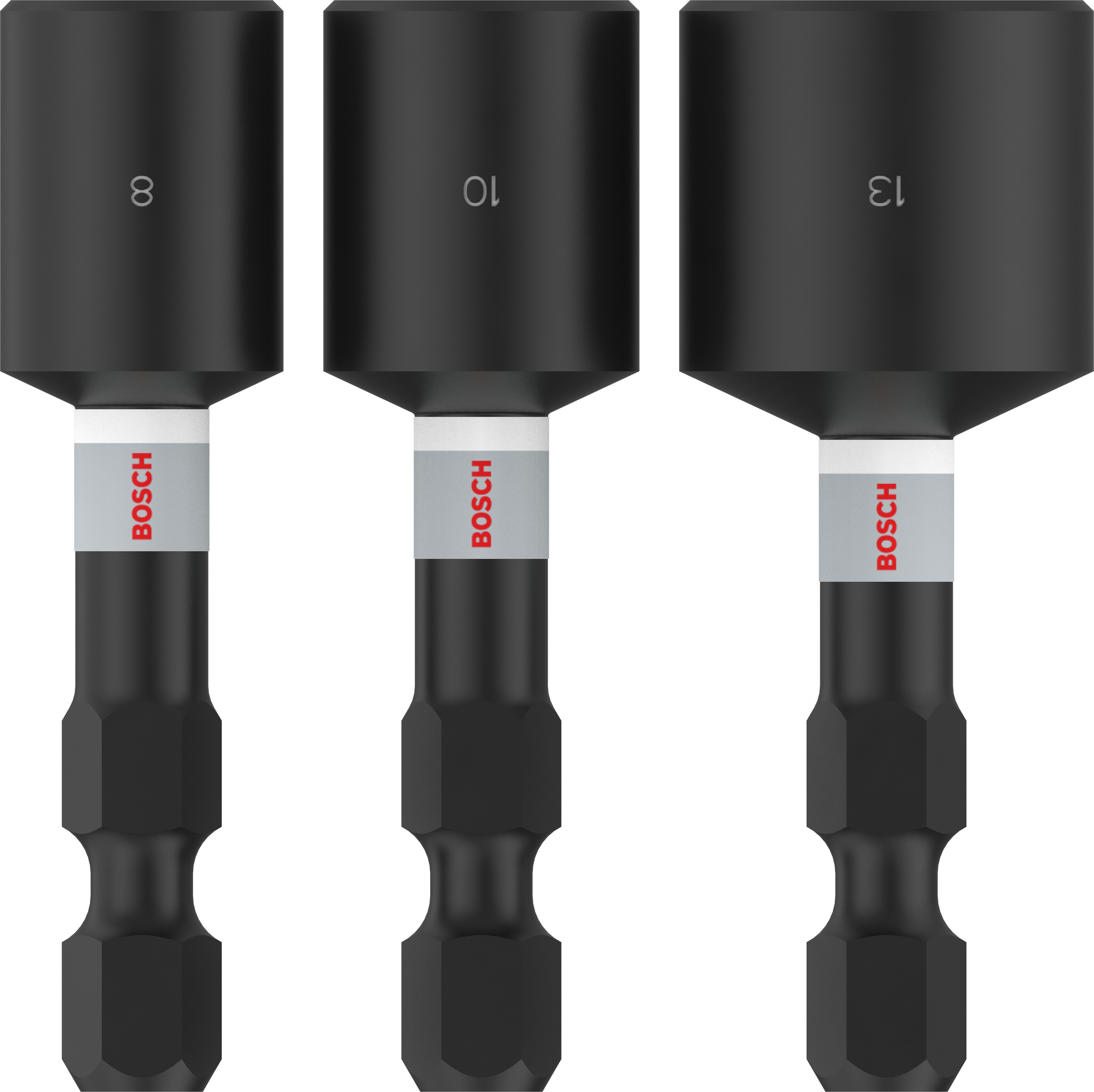 BOSCH 2608521U64 PRO Nutsetter Impact cap, 8 x 50, 10 x 50, 13 x