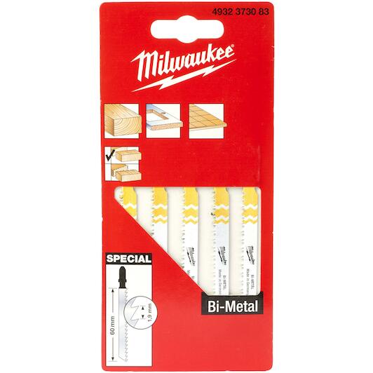 MILWAUKEE 4932373083 jigsaw blade Special 60 X 1.9 mm (5 pcs) | Klium