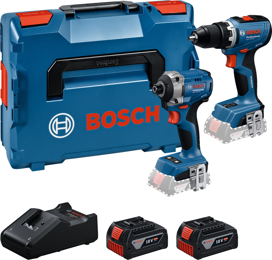 BOSCH 0615A50090 Ensemble de machines sans fil 18V GSR+GDR 2 pièces en — free download