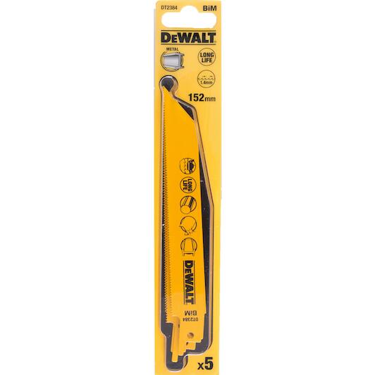 DEWALT DT2384-QZ lame de scie alternative BiM 152x1,4mm pour