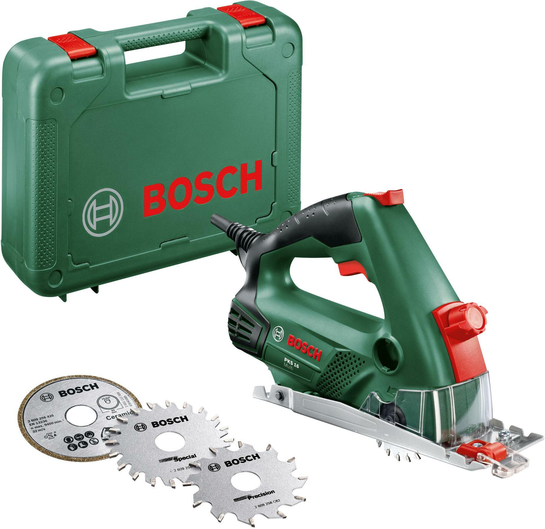 BOSCH PKS 16 MULTI mini circular saw 65mm 400W in case 06033B3000 Klium