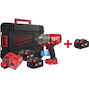 MILWAUKEE M18 ONEFHIWP12-502X Clé à chocs sans fil FUEL ONE-KEY 1/2" avec goupille de verrouillage à ressort en HD Box (2x batterie 5.0Ah + chargeur) - 4933459725