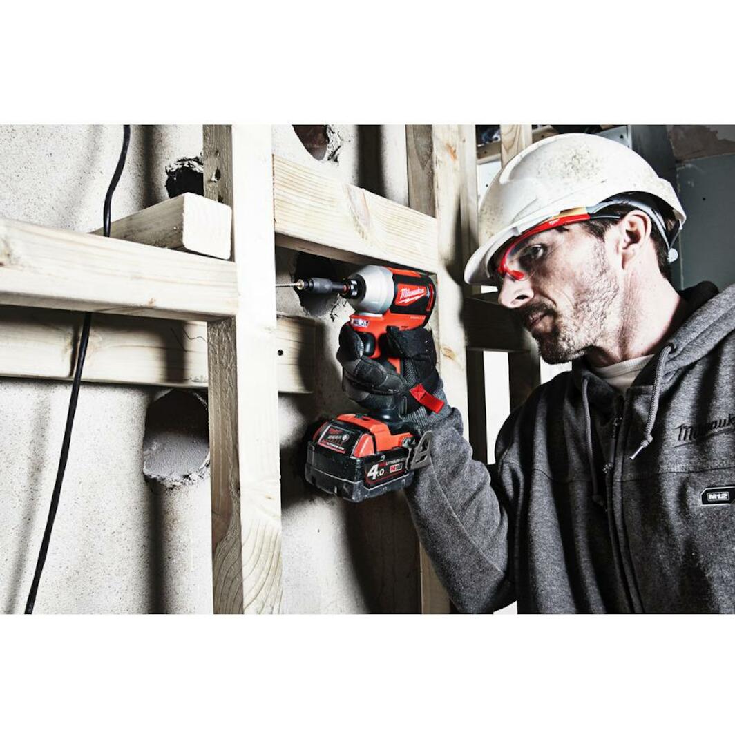 Milwaukee M18 Compact BRUSHLESS 1/4" Hex 3-Speed Impact Driver – Bare Tool (3651-20), 1700 In-lbs Torque, Lightweight