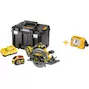 DEWALT DCS579X2-QW Scie circulaire sans fil 54V XR FLEXVOLT 61mm 190mm compatible avec le rail de guidage (2x 3.0Ah batterie + chargeur)