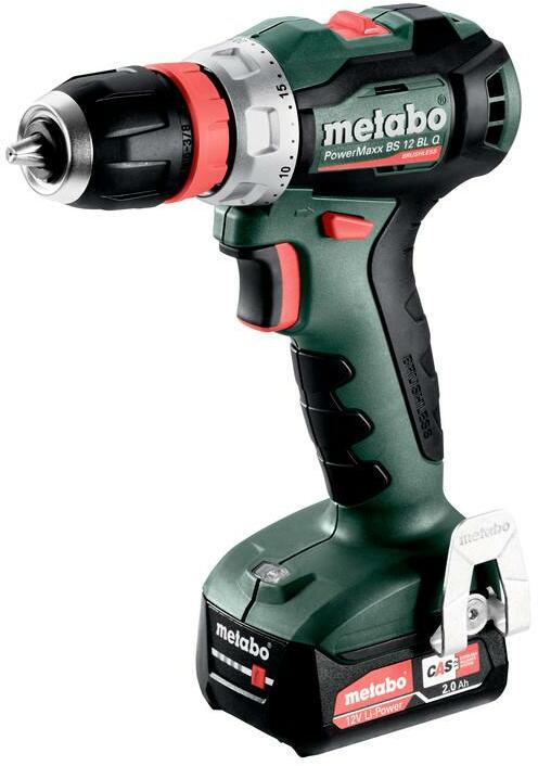 METABO PowerMaxx BS 12 BL Q cordless drill driver in metaBOX 118