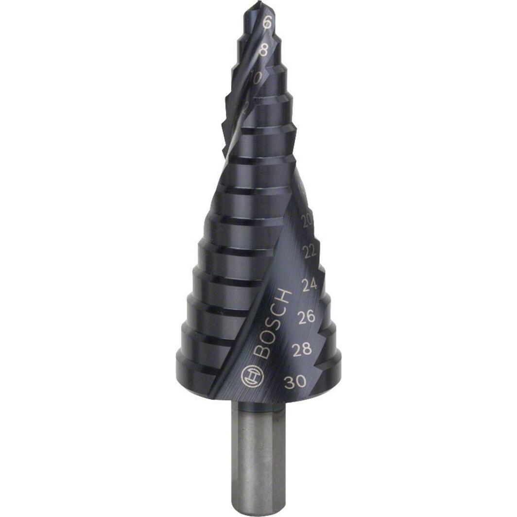 BOSCH 2608588067 step drill bit HSS-AlTiN 6-30, 10 x 93.5 mm | Klium.com