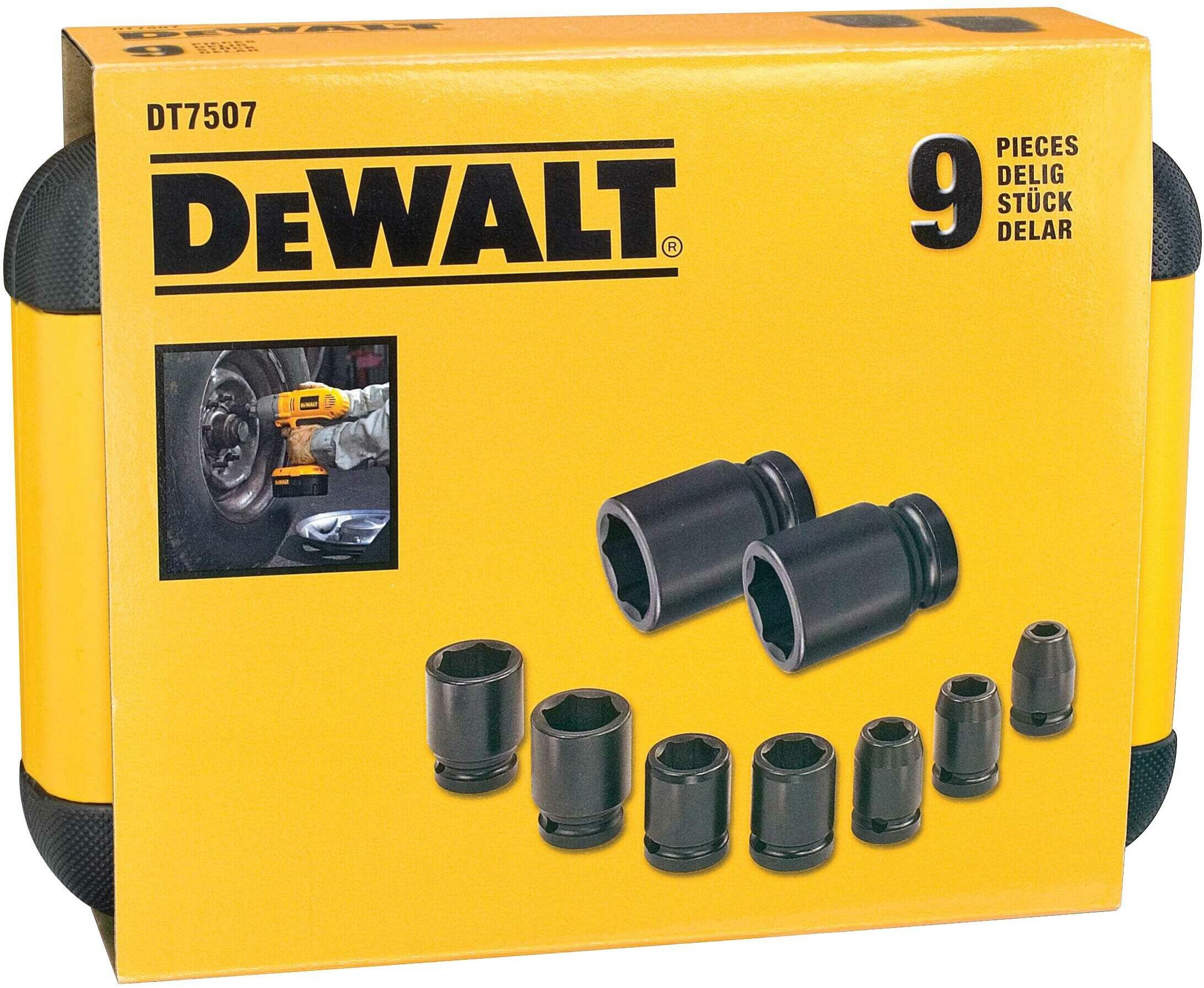 DEWALT DT7507-QZ socket set 10-27 mm 1/4