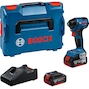 BOSCH GDR 18V-220 C clé à chocs sans fil en L-BOXX 136 (2x 5.0Ah batterie + chargeur rapide) - 06019L6003