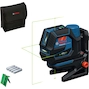 BOSCH GCL 12V-50-22 CG cordless cross line laser/dot laser green in bag (4x AA batteries) - 0601066S00