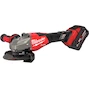 MILWAUKEE M18 FHSAG125XB2-802X FUEL angle battery grinder 125mm with slide switch in HD Box (2x 8,0Ah battery + charger) - 4933493416