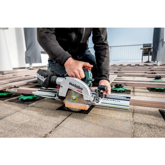 METABO SET KS 18 LTX 66 BL cordless circular saw 66mm 165mm in metaBOX 340 guide rail FS 160 without battery and charger 69