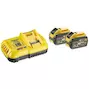 DEWALT DCB118X2-QW 18V XR FLEXVOLT accu-laadset (2x 9,0Ah accu + snellader)