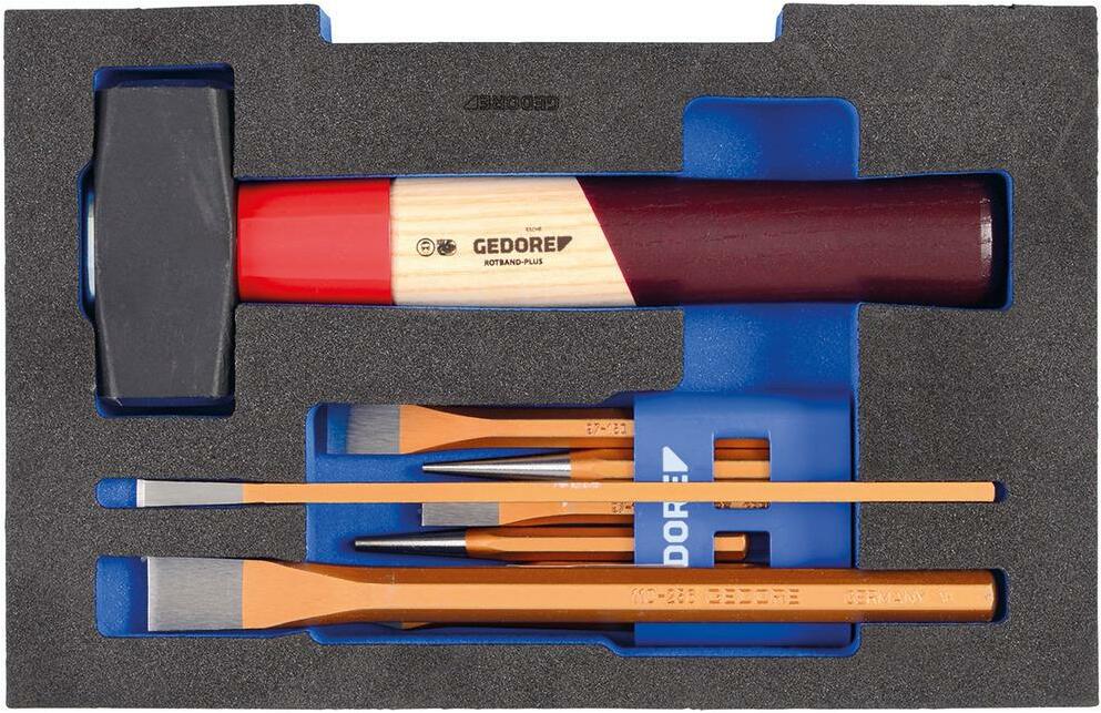 thumbnail image 2 of GEDORE 1100 CT1-350 Chisel Assortment In 1/2 L-BOXX 136 Module 7-piece... 2 of 13