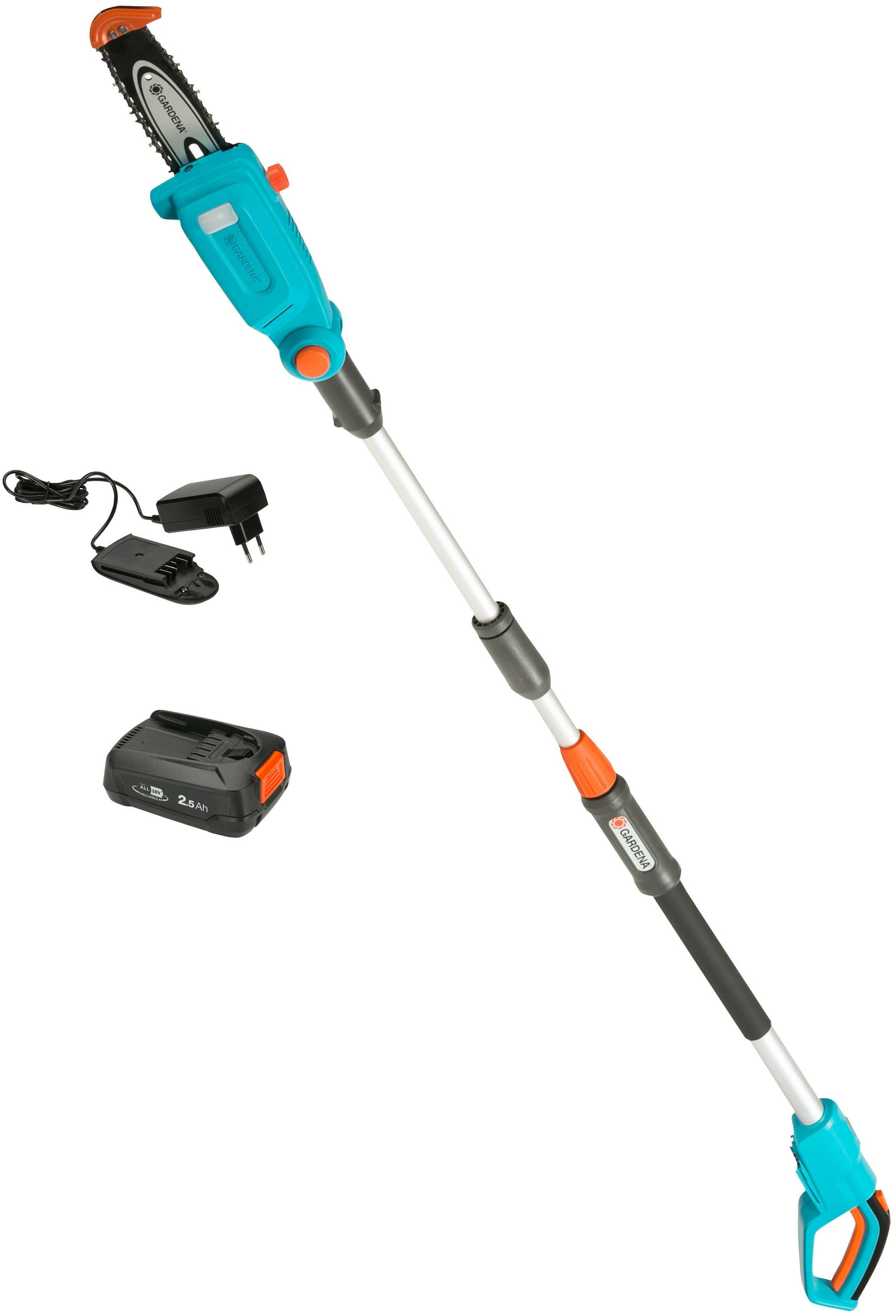 GARDENA TCS 20/18 P4A Set telescopic cordless pruning chainsaw