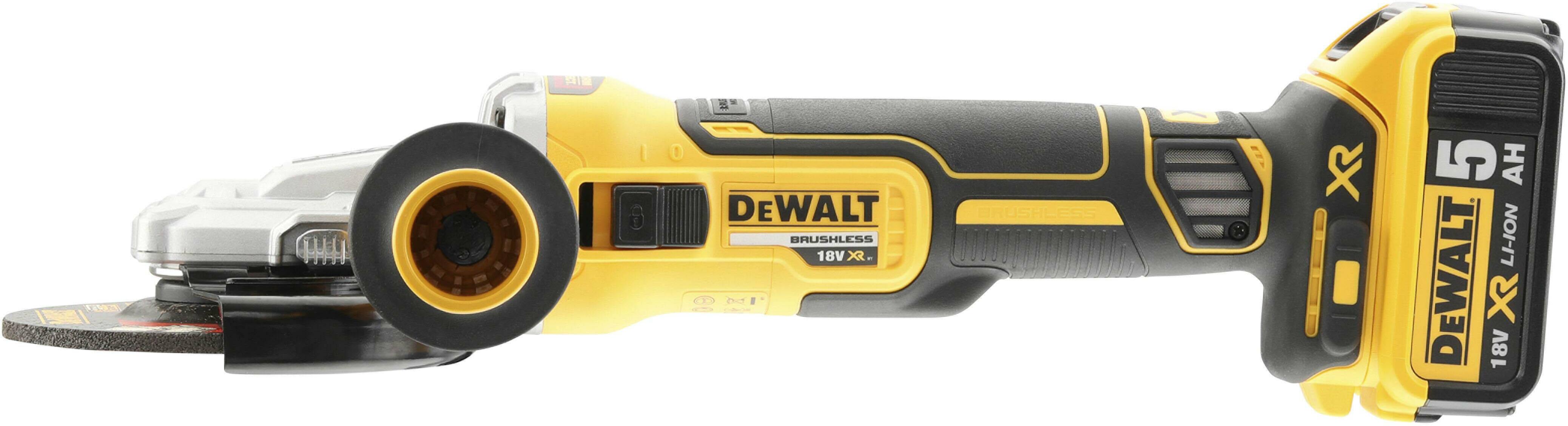 DEWALT DCG405FN-XJ 18V 125mm Brushless flat head angle grinder
