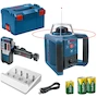 BOSCH GRL 300 HV rotation laser red + laser receiver in L-BOXX 238 (2x 1.2V 9Ah D-battery) - 0601061505