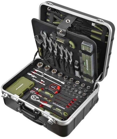 Xhander XHANDER 71272699 set d'outils mechanik dans une valise en aluminium ...
