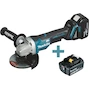 MAKITA Meuleuse d'angle 18V LXT 125mm en MAKPAC III (2x batterie 5.0Ah + chargeur) - DGA508RTJ