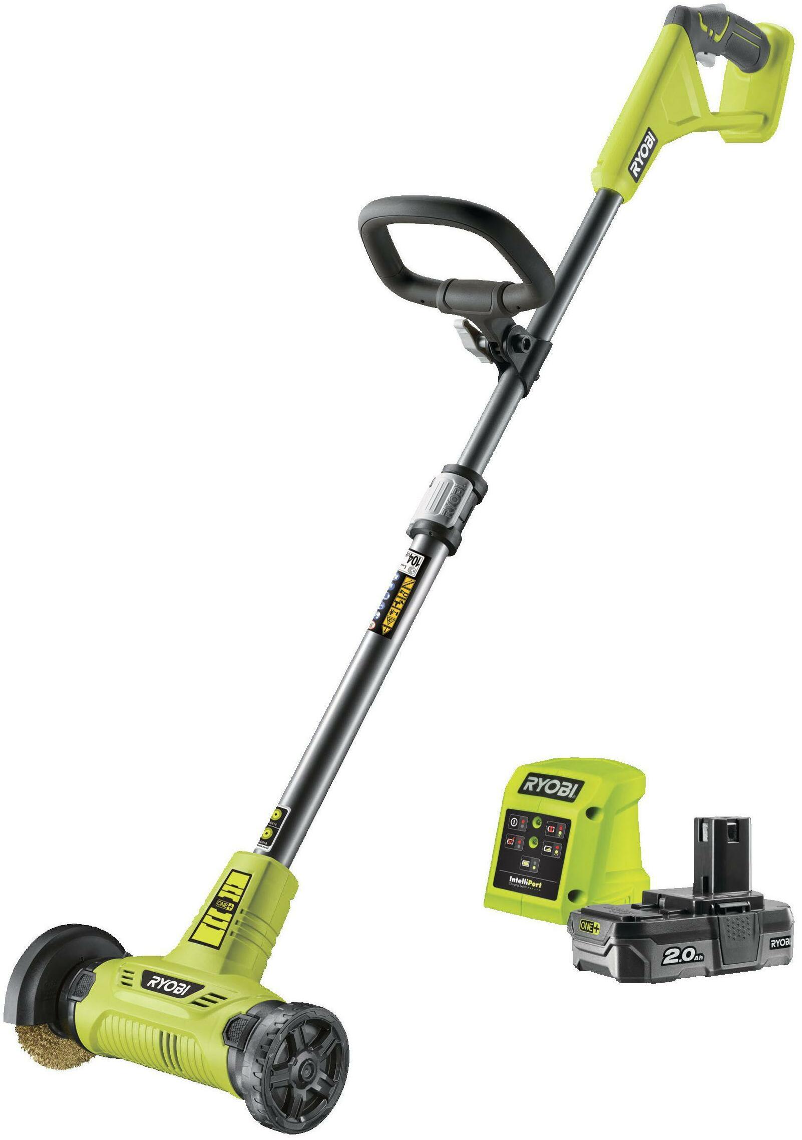 RYOBI RY18PCA-120 18V ONE+ cordless jointing brush with steel