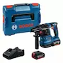 BOSCH GBH 18V-22 accu-combihamer SDS-Plus en diepteaanslag in L-Boxx 136 (2x 4,0Ah accu + lader) - 0611924002