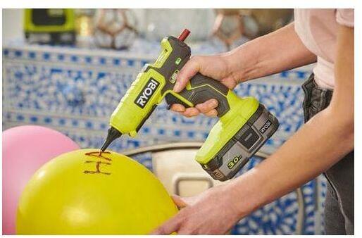 RYOBI RGL18-0 18V ONE+ cordless glue gun with temperatures