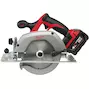 MILWAUKEE HD18 CS-402B cordless circular saw for wood and plastic 55mm 165mm in transport bag (2x 4,0Ah battery + charger) - 4933441400