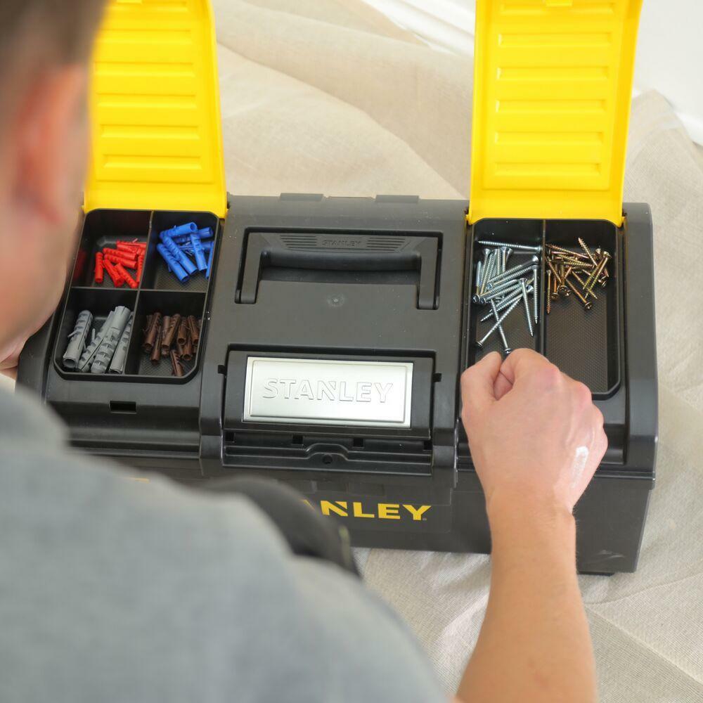 Stanley 1-79-217 toolbox with auto-lock latch 19